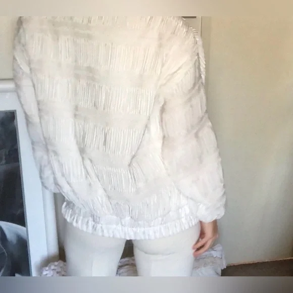 Rare Vintage Women’s white High-Waisted Ponte Pants Sz 27”slight flare - Picture 4 of 15